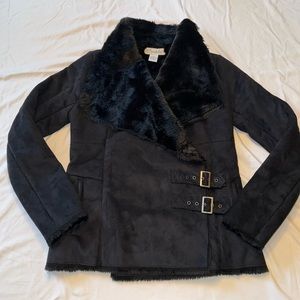 Matabele faux suede faux fur jacket